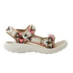 Lee Cooper womens shoes velcro sandals for summer on the beach light beige - Image 2