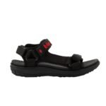 Lee Cooper womens shoes with velcro straps for summer beach sandals, lightweight black - Image 2