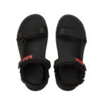 Lee Cooper womens shoes with velcro straps for summer beach sandals, lightweight black - Image 5