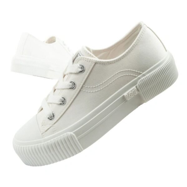 Lee womens sports shoes Isla sneakers white platform comfortable