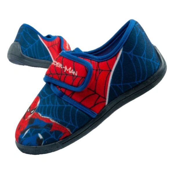 Leomil childrens shoes Spiderman slippers with Velcro for kindergarten