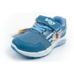 Leomil childrens sports shoes Bluey sneakers, lightweight, with Velcro, LED, blue - Image 3