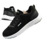 Levis womens shoes sports sneakers Hudson fashionable black comfortable