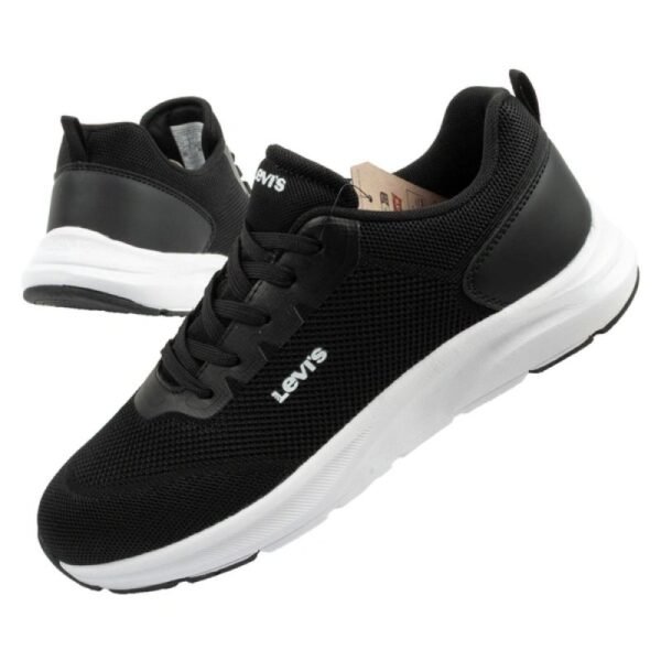 Levis womens shoes sports sneakers Hudson fashionable black comfortable