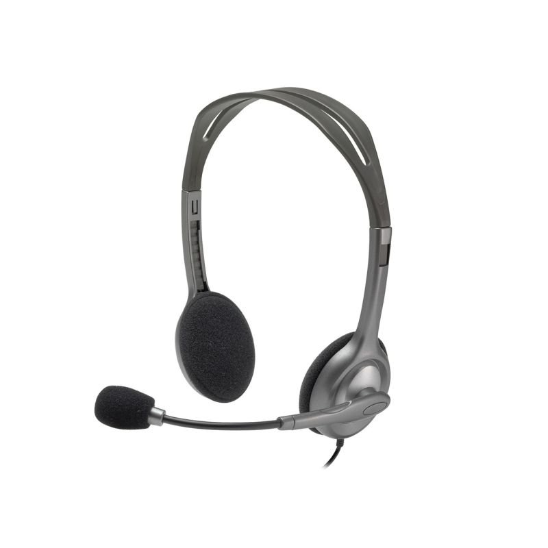lupin-wear-ca-logitech-h110-headphones-981-000271-gray-2339472 Logitech H110 Headphones 981-000271 (gray) - Image 1