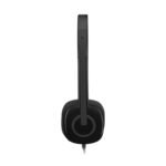 Logitech H151 Headphones (Black) - Image 4