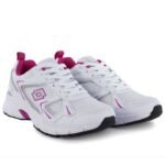 Lotto KITAURA womens white pink sneakers sports shoes - Image 3