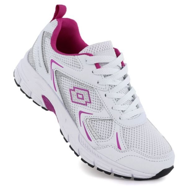 Lotto KITAURA womens white pink sneakers sports shoes