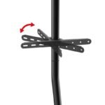 MACLEAN FLOOR TV STAND MOUNT, 32-70", MAX. VESA 400X400, MAX. 40KG MC-494 - Image 8