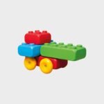 Marioinex building blocks "bricks" + 2 wheels, 30 pieces - Image 2