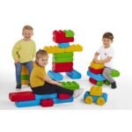 Marioinex building blocks "bricks" + 2 wheels, 30 pieces - Image 3