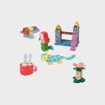 Marioinex Mini Waffle building blocks, 400 pieces, pastel - Image 5