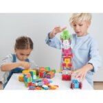 Marioinex Mini Waffle building blocks, 500 pieces, pastel - Image 3