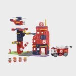 Marioinex Mini Waffle Building Blocks - City: Fire Station, 280 pieces - Image 4