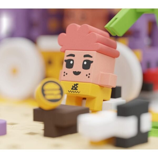 Marioinex Mini Waffle Building Blocks - City: Food Truck, 148 pieces