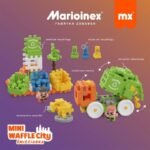 Marioinex Mini Waffle Building Blocks - City: Garbage Truck, 148 pieces - Image 3