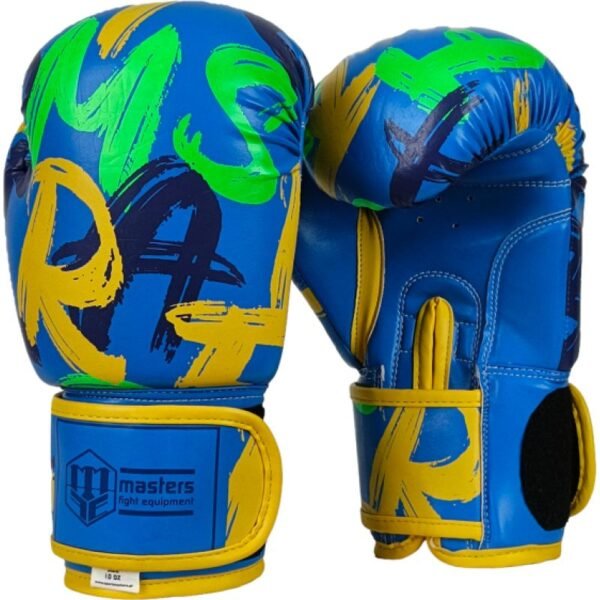 MASTERS RPU-VIBEZ Boxing Gloves 10 oz BLUE