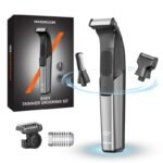 MAXGROOM M-319 multifunctional trimmer with replaceable tips - black - Image 2
