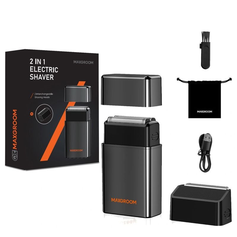 lupin-wear-ca-maxgroom-m-5580-2-in-1-electric-shaver-black-2638962 MAXGROOM M-5580 2-in-1 Electric Shaver - Black - Image 1