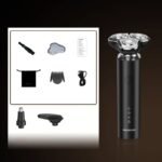 MAXGROOM M-8012 3-in-1 electric shaver - black - Image 3