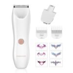 MAXGROOM M-9082 2-in-1 Womens Body and Face Trimmer - White - Image 2