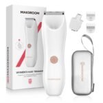 MAXGROOM M-9082 2-in-1 Womens Body and Face Trimmer - White