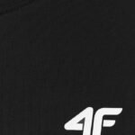 Mens 4F Longsleeve T-shirt M611 deep black 4FWMM00TLONM611 20S - Image 4