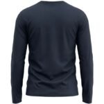 Mens 4F Longsleeve T-shirt M611 navy blue 4FWMM00TLONM611 31S - Image 2