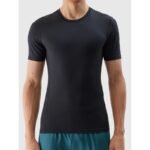 Mens 4F Slim Training T-shirt Made of Recycled Materials 4FWSS24TFTSM600-20S - Image 4
