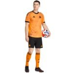 Mens adidas AS Roma 25/26 orange jersey JP4801 - Image 7