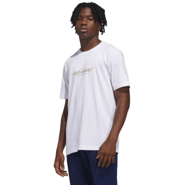 Mens adidas Color Connect Graphic T-shirt white JZ7546