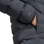 Mens adidas Helionic Climawarm Stretch Hooded Down Jacket Black JN2114 - Image 6