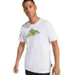 Mens adidas Novelty Mini T-shirt white JZ5037 - Image 4