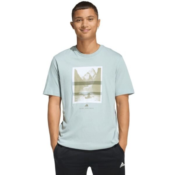 Mens adidas Outdoor Kayaking Graphic T-shirt mint KG5409