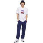 Mens adidas Summer Heat Graphic T-shirt white JZ7545 - Image 6