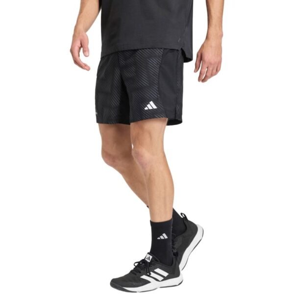 Mens adidas Tech Intensity Aop Shorts Black KB3123