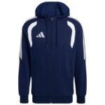 Mens adidas Tiro 26 League Sweat Full Zip Hoodie Navy Blue KF3320 - Image 2