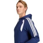 Mens adidas Tiro 26 League Sweat Full Zip Hoodie Navy Blue KF3320 - Image 4