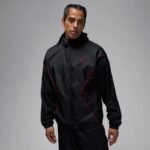 Mens Air Jordan Essentials Warm-Up Jacket Black - HF9333-011