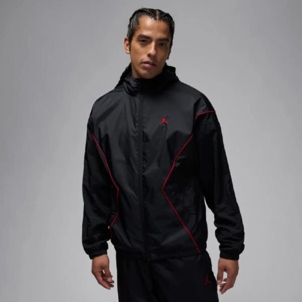 Mens Air Jordan Essentials Warm-Up Jacket Black - HF9333-011