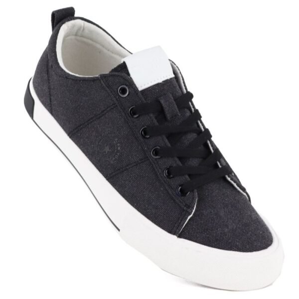 Mens black textile sneakers Big Star TT174292
