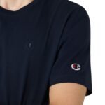 Mens Champion SS Tee Navy Blue 220278 BS501 - Image 3