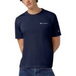 Mens Champion SS Tee Navy Blue 221798 BS501 - Image 5