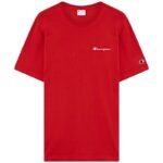 Mens Champion SS Tee red 221798 RS067 - Image 2