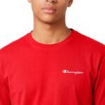 Mens Champion SS Tee red 221798 RS067 - Image 4