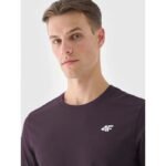 Mens cotton T-shirt 4F 4FWSS25TTSHM3096-50S - Image 3