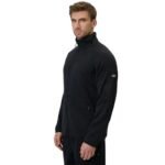 Mens fleece 4F M443 deep black melange 4FWSS26TFLEM443 20M - Image 5
