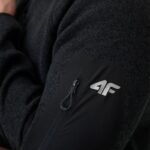 Mens fleece 4F M443 deep black melange 4FWSS26TFLEM443 20M - Image 7