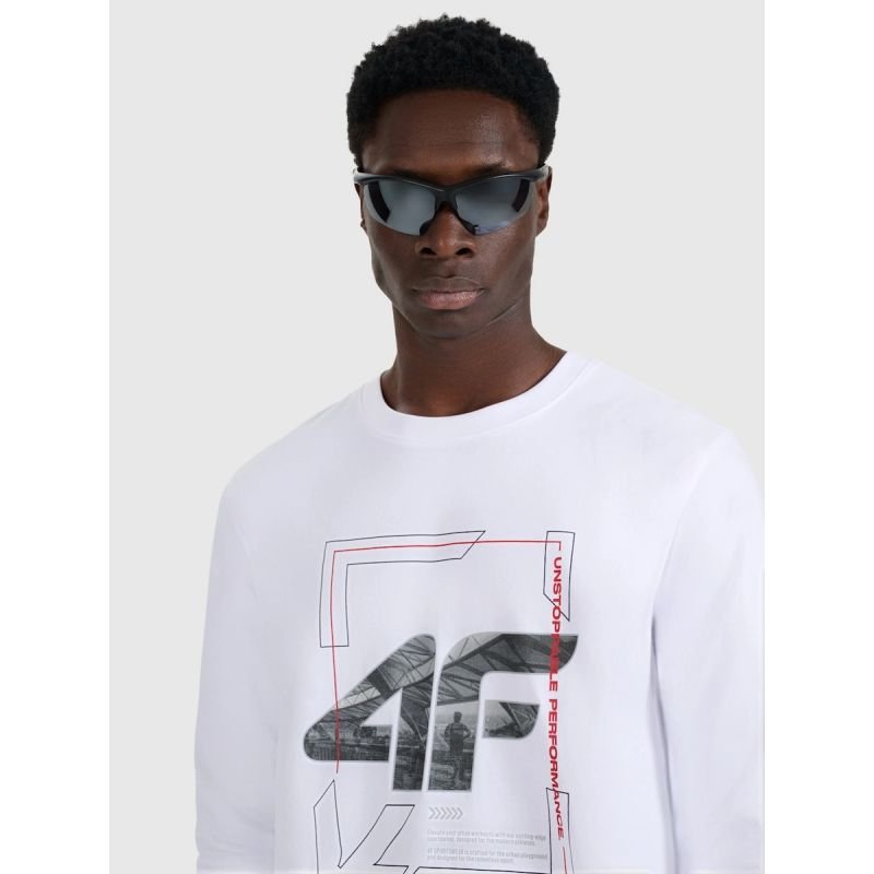 lupin-wear-ca-men-s-longsleeve-regular-with-print-4f-4fraw25tlonm606-10s-2803682 Mens longsleeve regular with print 4F 4FRAW25TLONM606-10S - Image 1