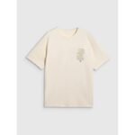 Mens oversized printed T-shirt 4F 4FRAW25TTSHM3220-11S - Image 8